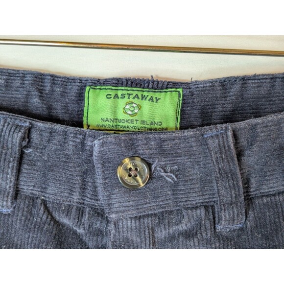 Castaway Nantucket Navy Corduroy Nautical Pattern Pants Child 8 - Picture 3 of 8